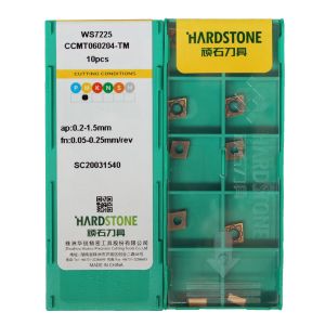 CCMT060204-TM-WS7225 Пластина токарная для нержавеющей стали, получистовая обработка