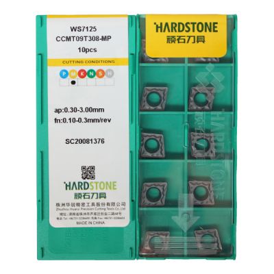 CCMT09T308-MP-WS7125 Пластина токарная для нержавеющей стали, получистовая обработка