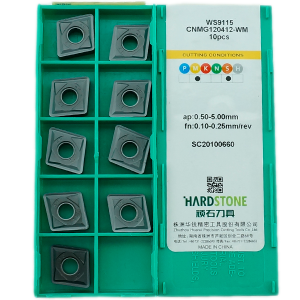 CNMG120412-WM-WS9115 Пластина токарная для нержавеющей и жаропрочной стали, получистовая обработка