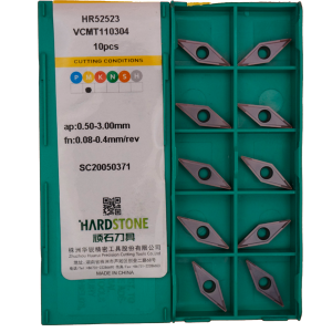 VCMT110304-TM-HR52523 Пластина токарная для нержавеющей стали, получистовая обработка