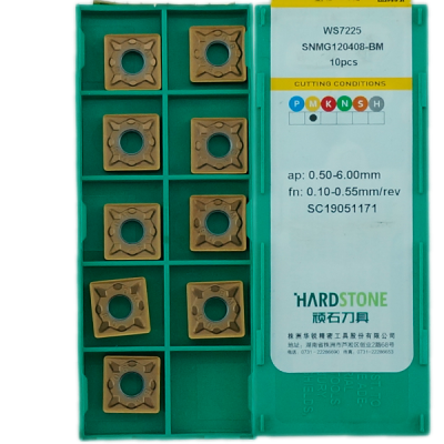 SNMG120408-BM-WS7225 Пластина токарная для нержавеющей стали, получистовая обработка