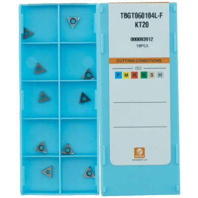 TBGT060104L-F-KT20 Пластина токарная для стали, чистовая обработка