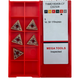 TNMG160408-CF-CS2328  Пластина токарная для стали и нержавеющей стали MEGA