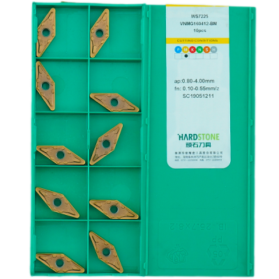 VNMG160412-BM-WS7225 Пластина токарная для нержавеющей стали, получистовая обработка