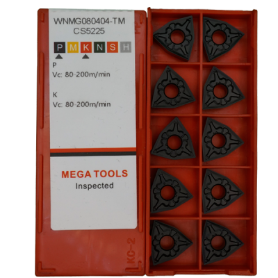 WNMG080404-TM-CS5225 Пластина токарная для стали MEGA