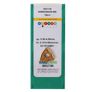 WNMG080408-BM-WS7120 Пластина токарная для нержавеющей стали, получистовая обработка