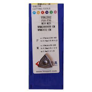 WNMG080408-EM-YBG202 Пластина токарная для нержавеющей стали, получистовая обработка