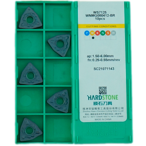 WNMG080412-BR-WS7125 Пластина токарная для нержавеющей стали, черновая обработка