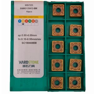 SNMG120412-BM-WS7225 Пластина токарная для нержавеющей стали, получистовая обработка